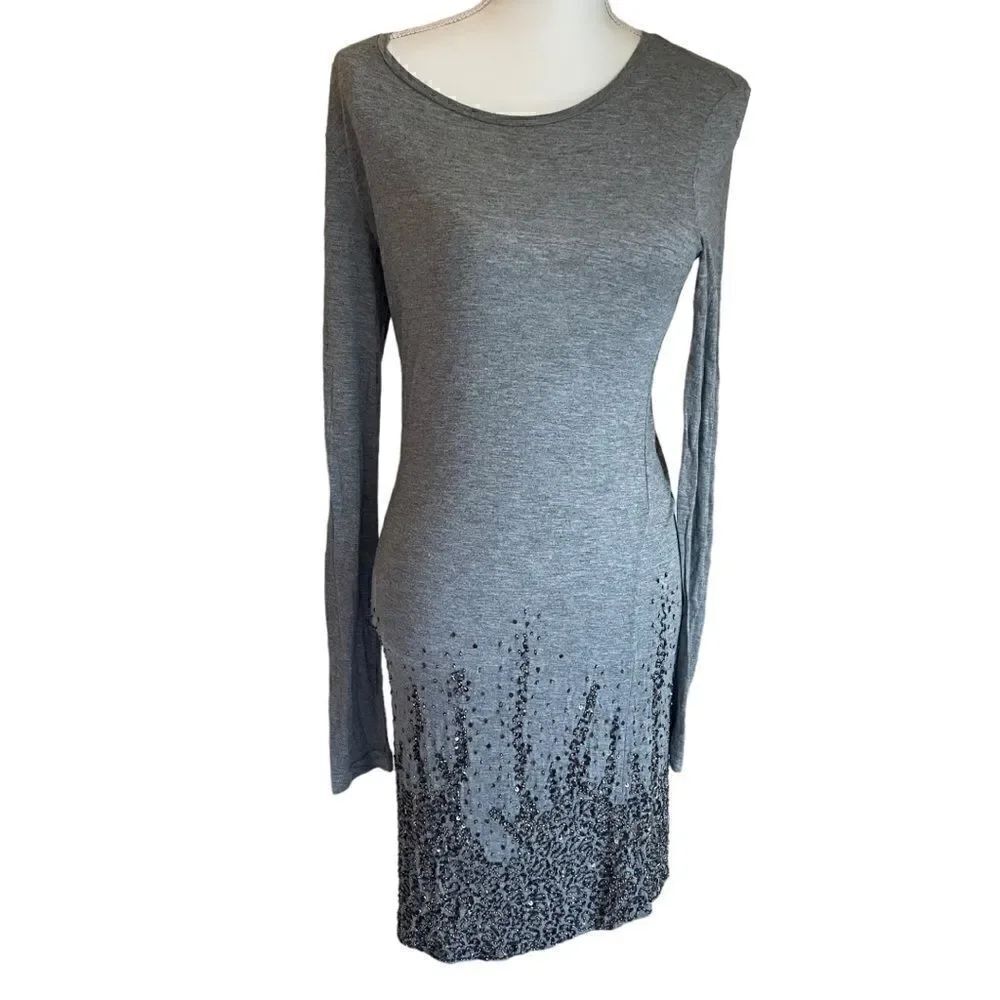 Haute Hippie Beaded Cotton Dress Size Small